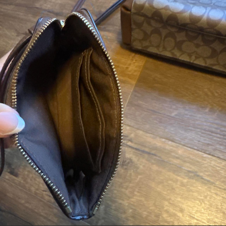 Coach bag with purse