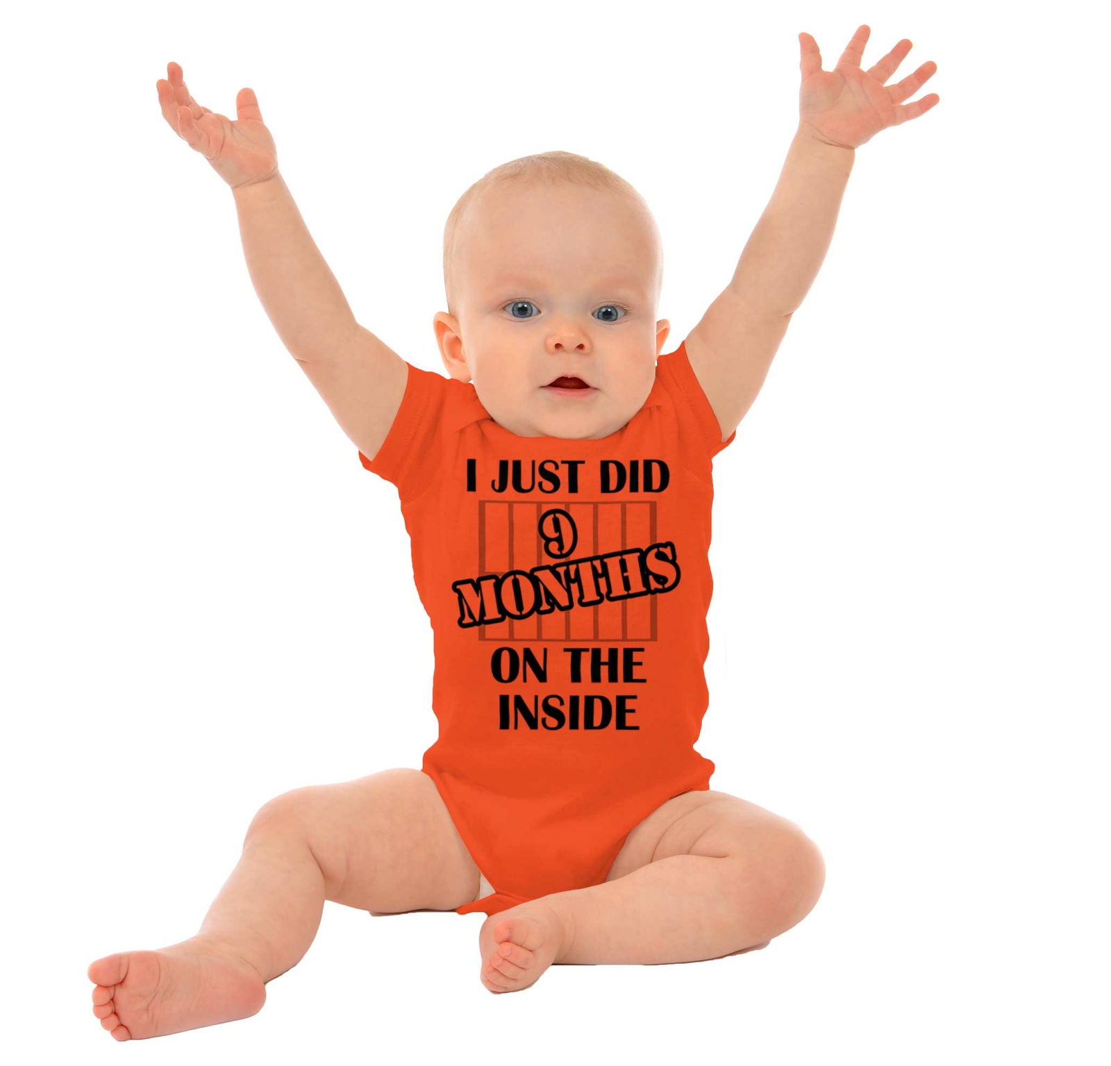 9 Months Funny Newborn Cute Best Gift Outfit Newborn Baby Boy Girl Infant Romper