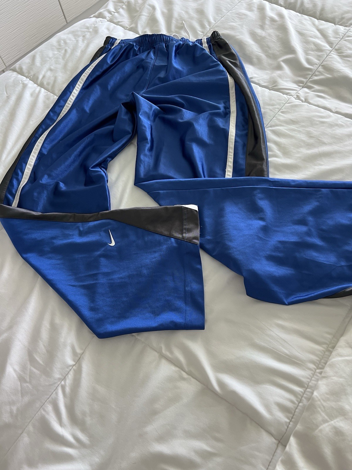 NIKE Athletic Pants Ankle Zippers Drawstring Youth 18-20 New