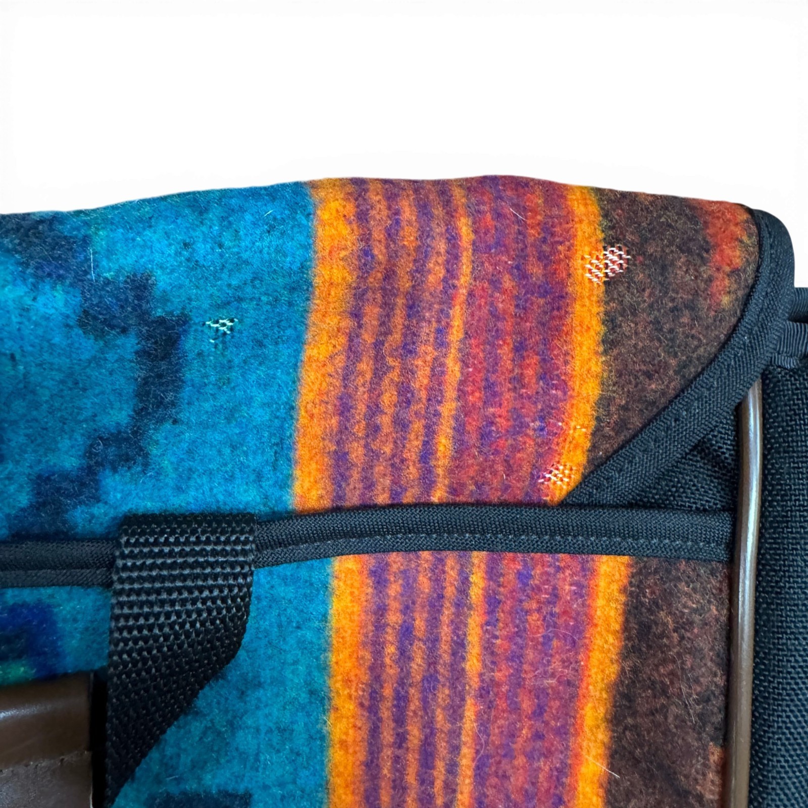 Pendleton Wool Messenger Bag, Portfolio Case, Tartan Travel Clock Lot USA