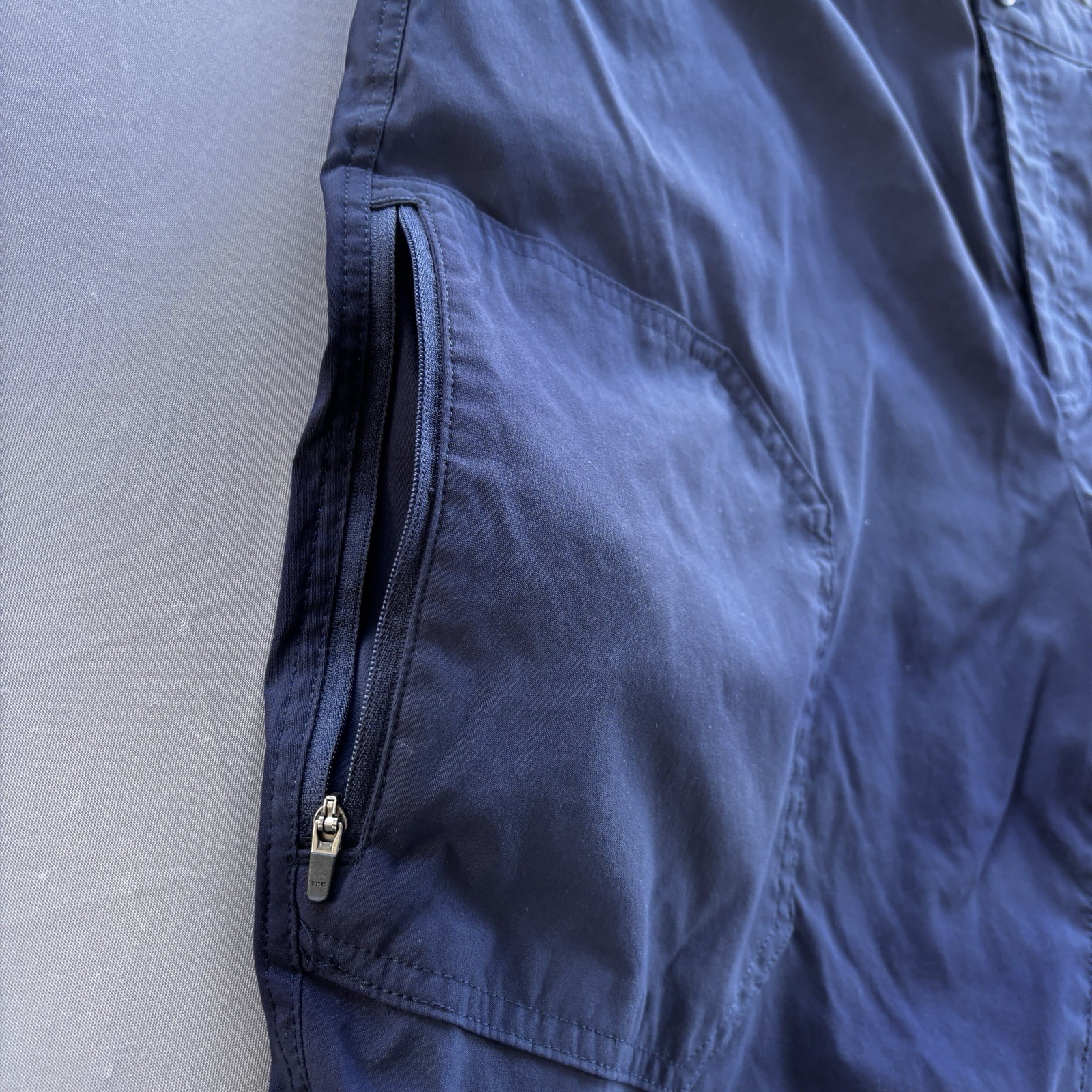 Eddie Bauer Mens Fleece Lined Tech Pants Blue Stretch W40 L32 Winter