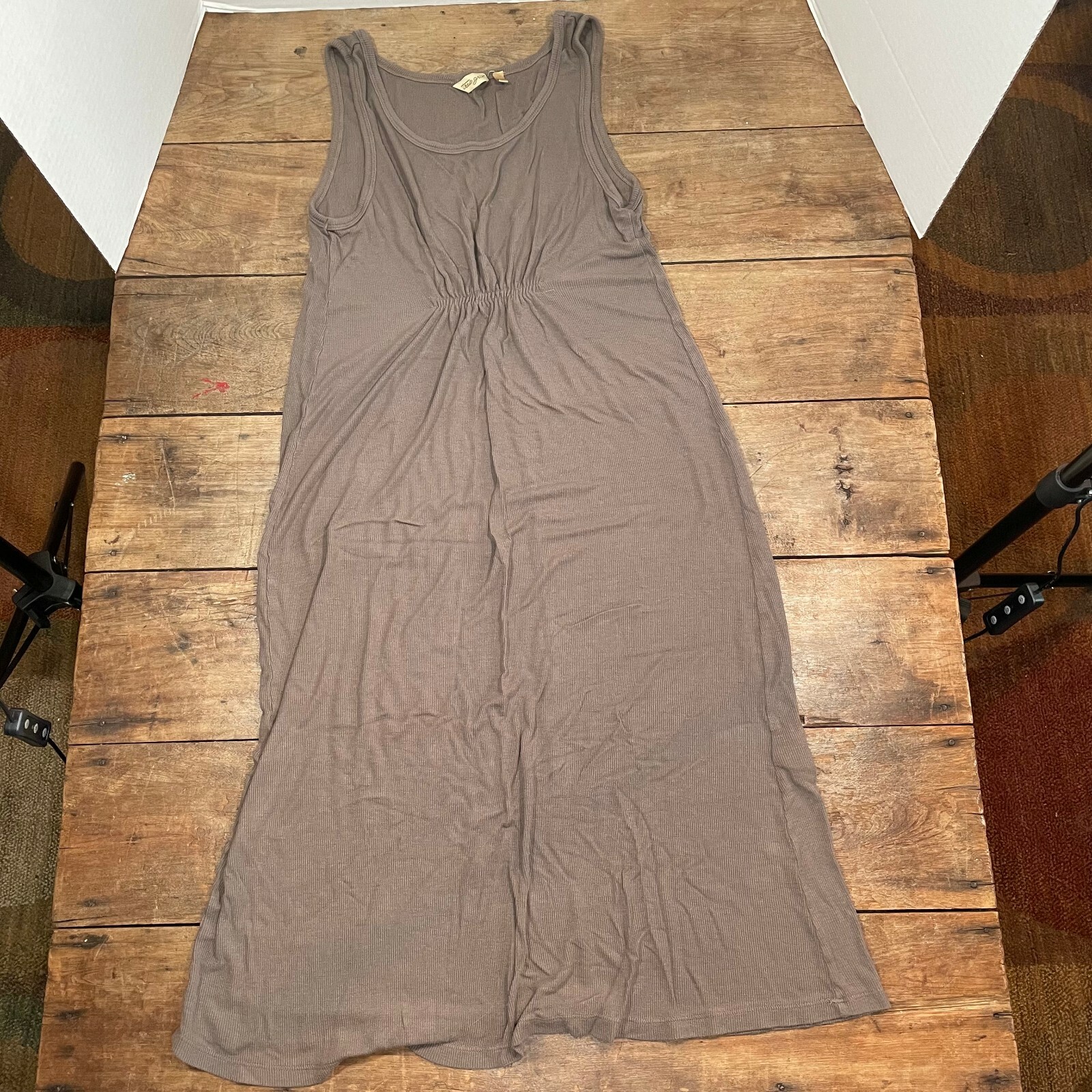 True Grit Brown Casual Dress. Size Small. 95% Nylon, 5% Spandex.