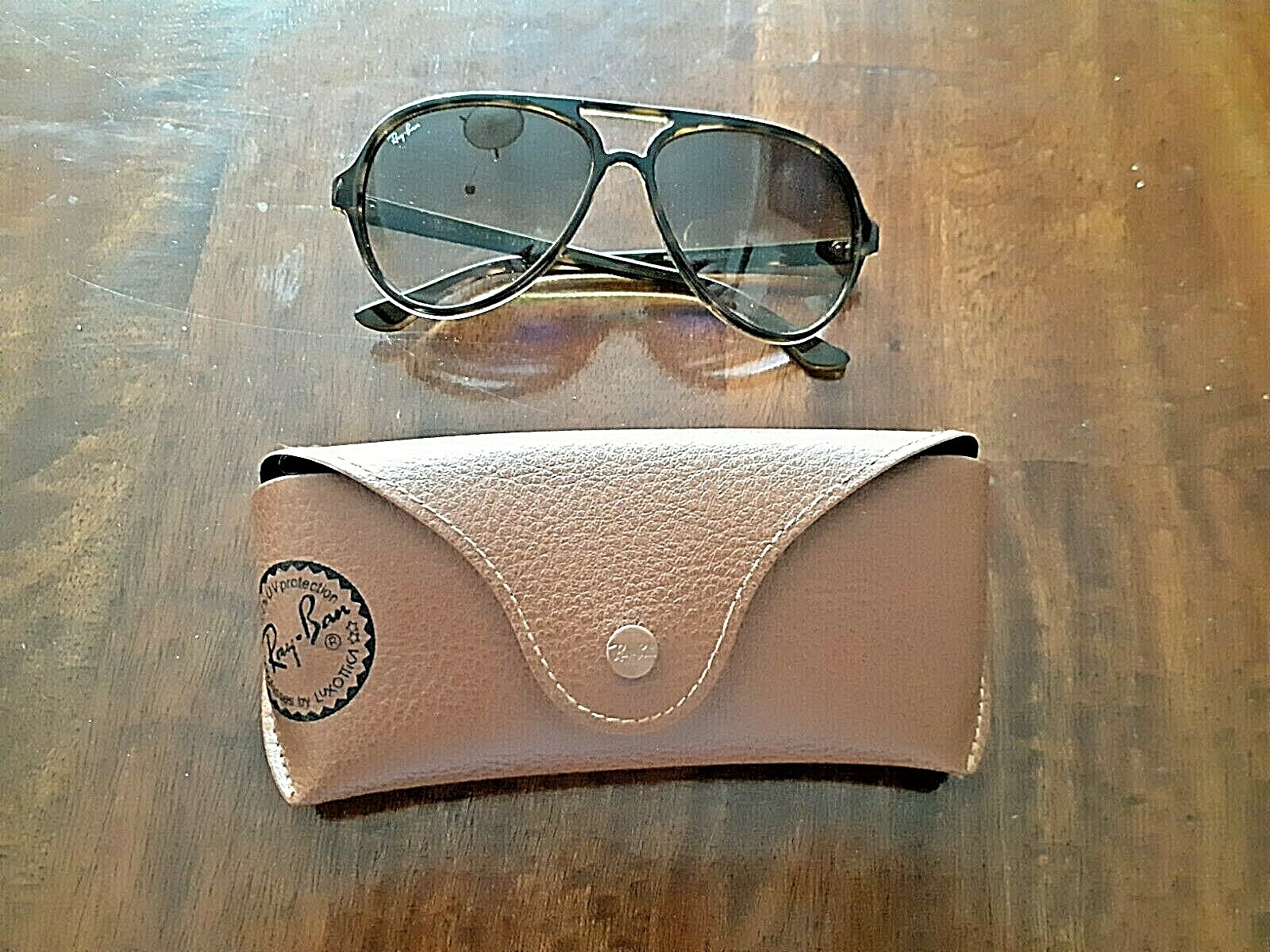 Ray-Ban RB4125 710/51 CATS5000 Aviator Sunglasses – Matte Havana! FREE SHIPPING!