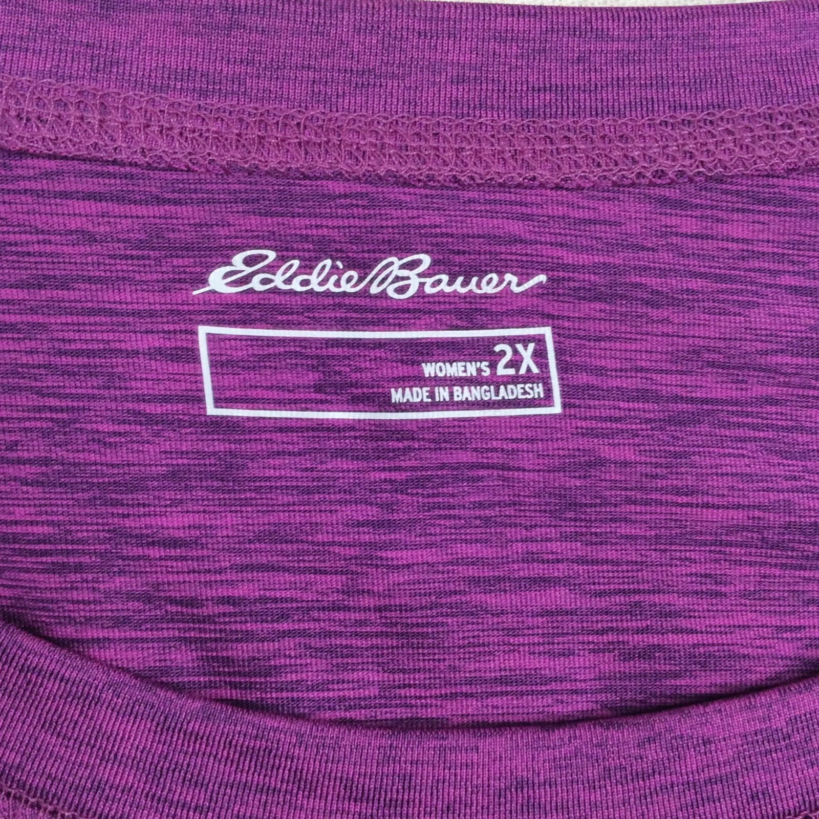 NWT Eddie Bauer Women’s Resolution High Neck Tank Top Plus Size 2X Purple