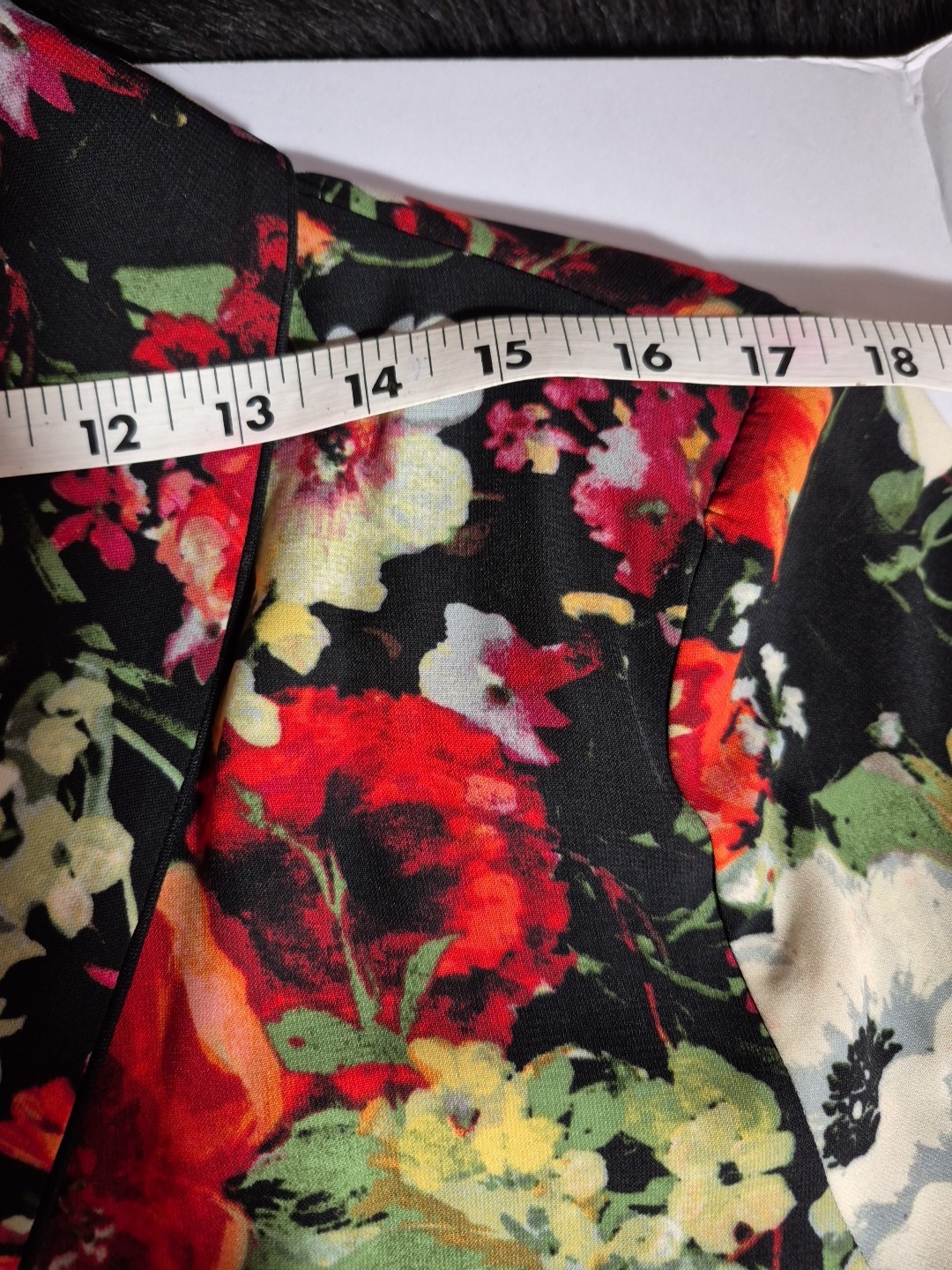 Philosophy Womens Lightweight Floral Jacket Size XL Granny Core Shoulder Pads