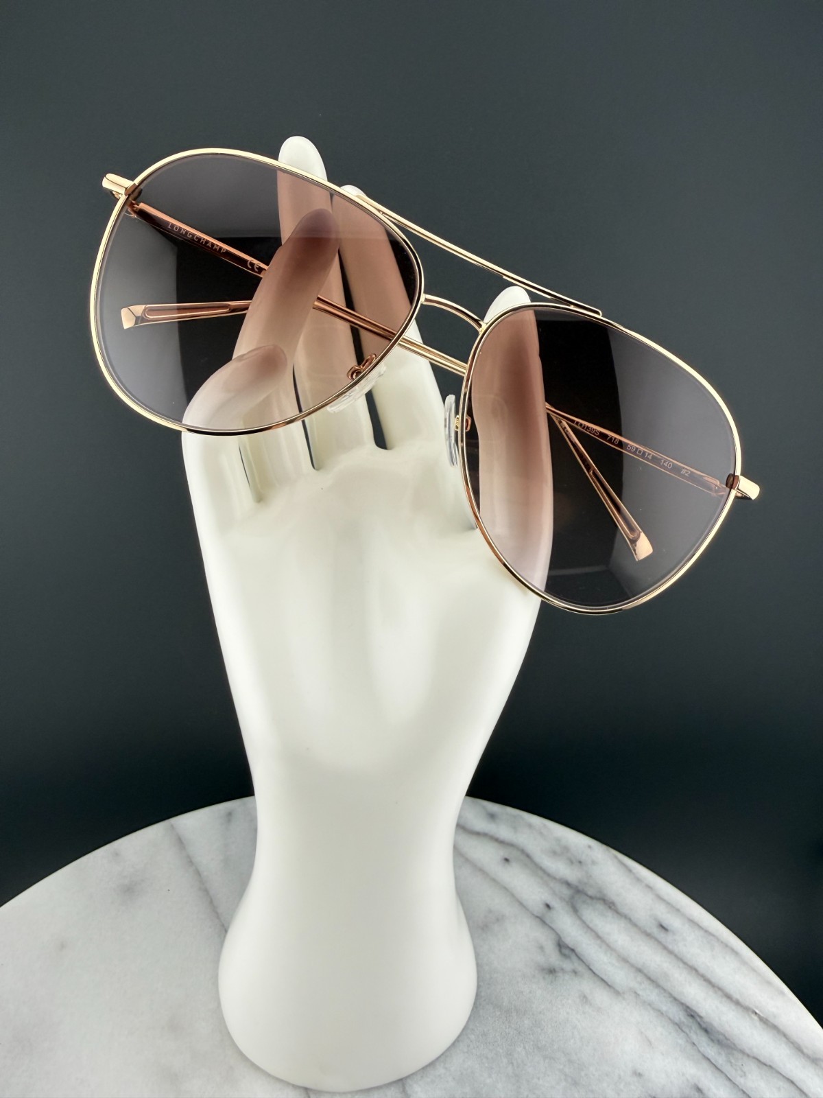 Longchamp LO1030S 718 Aviator Sunglasses