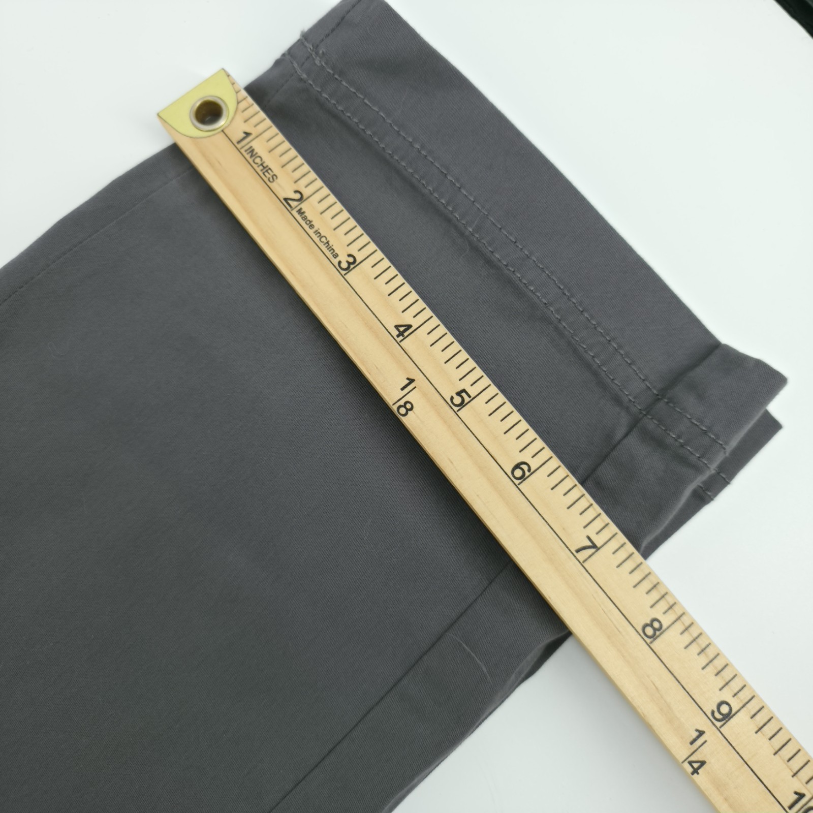 Pact Men’s Sz Medium Grey Canvas Pant Durable Bottoms Organic Cotton New
