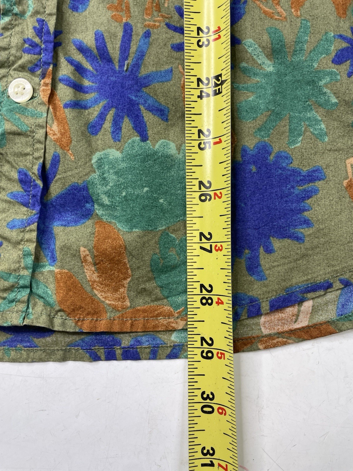 Norse Projects Mens Medium 100% Cotton Anton Botanical Shirt Button Down Floral