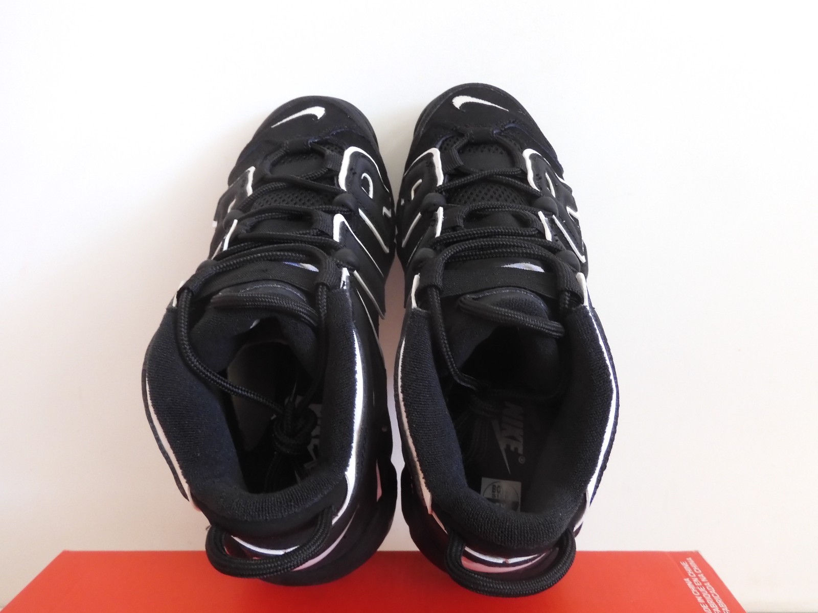 Nike Air More Uptempo (GS) Black-White-Black Sz 5Y Rare! [415082-002]