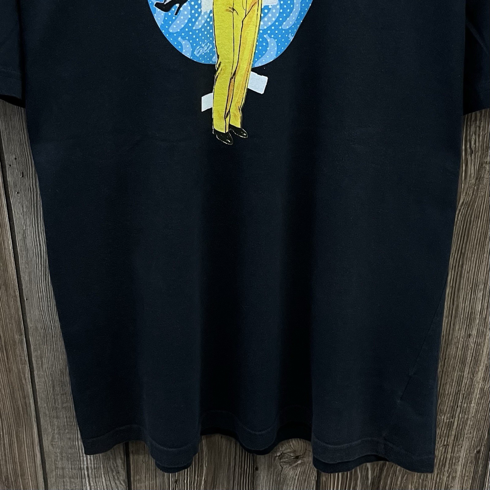 Nike 6.0 Gorilla Wolf Skateboarding Graphic Tee Shirt Y2K Black Mens XXL 2XL