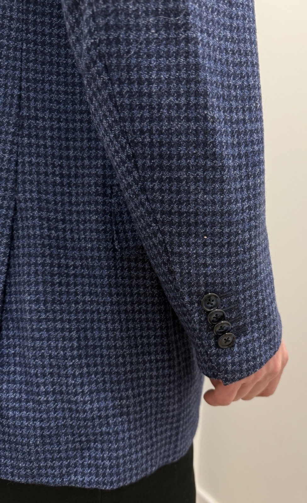 DDP Corneliani Mens Blazer Sport Coat Checked Wool size IT-52R/US-42R