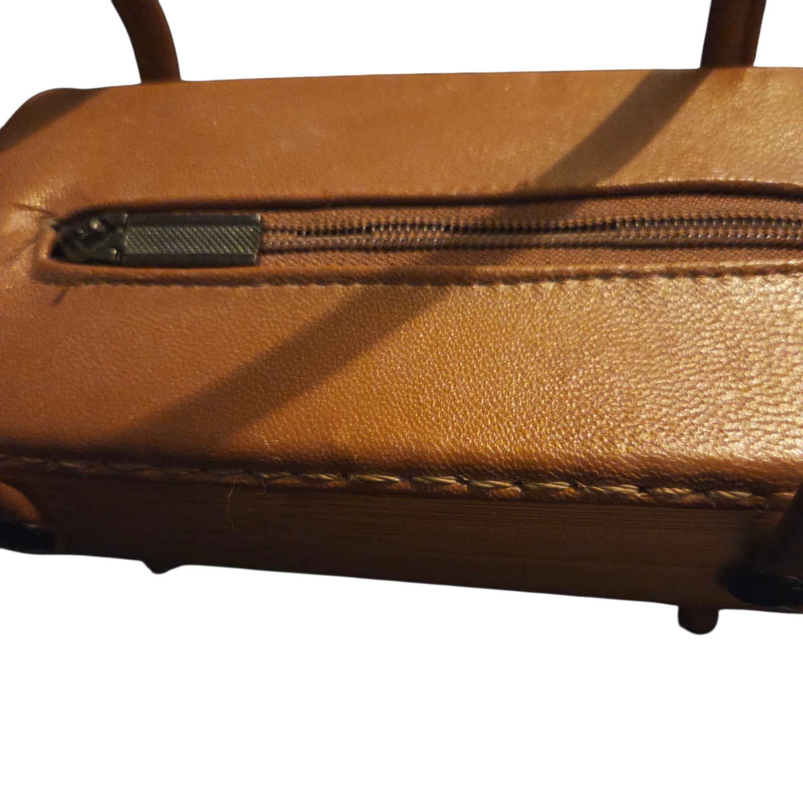 Novelty handbag looks like Firewood carrier. Small about 6- 7 in long