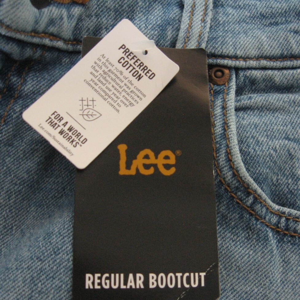 Lee Jeans Mens 38×29 Union Fade Regular Fit Bootcut Comfort Stretch New with tag