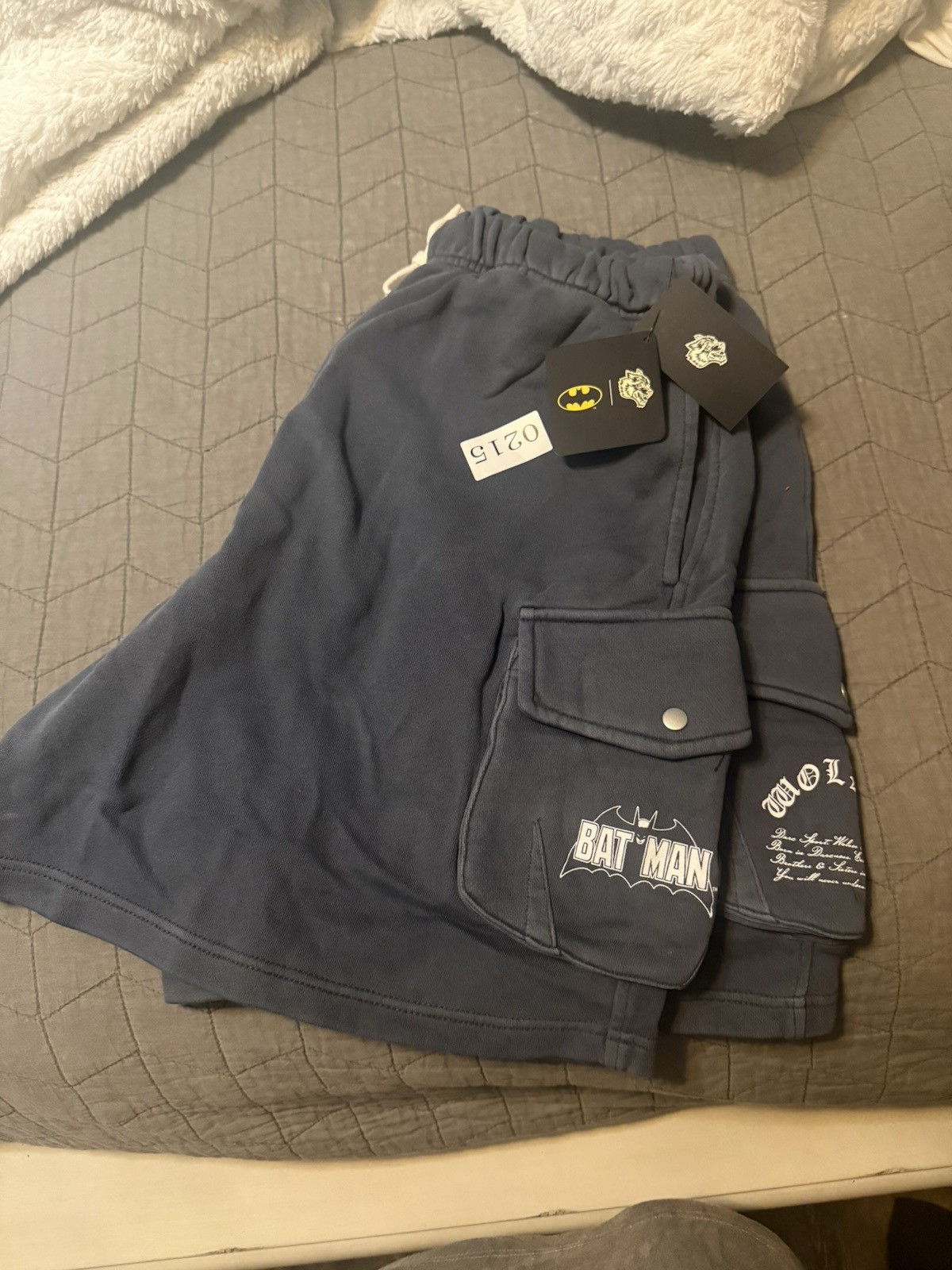 Darc Sport x Batman Men’s Blue Cargo Shorts Men’s Medium NEW