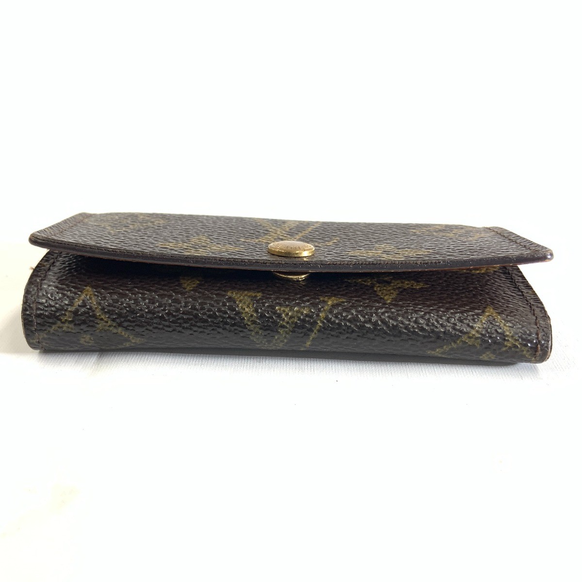 LOUIS VUITTON Monogram Multicles4 4-key holder M69517 Brown junk item presen…