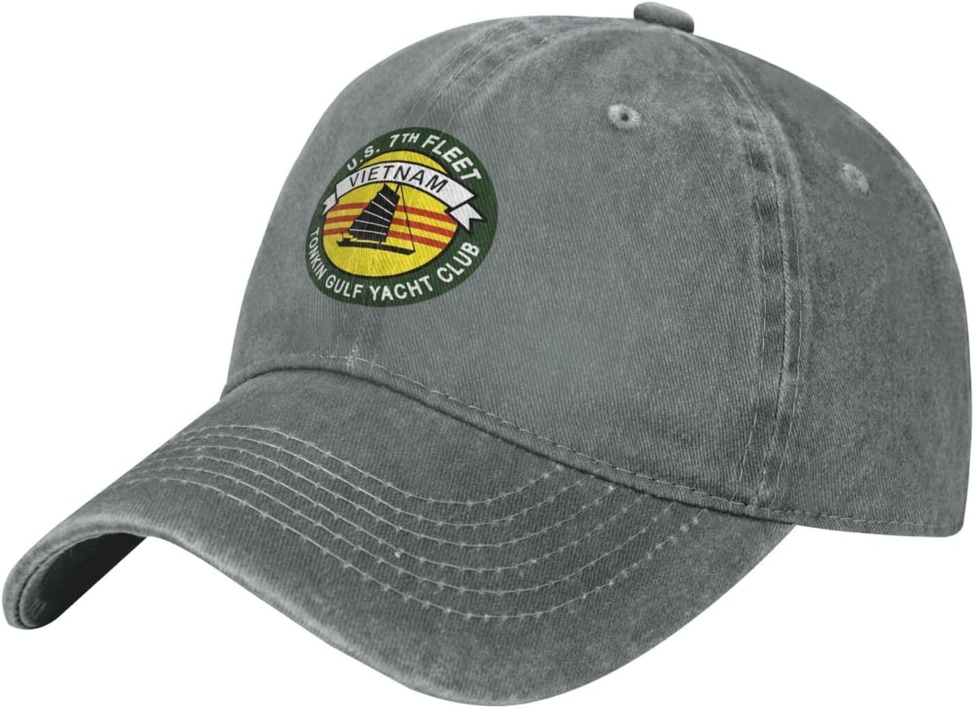 Tonkin Gulf Yacht Club Us 7th Fleet Vietnam Baseball Cap Adjustable Unisex