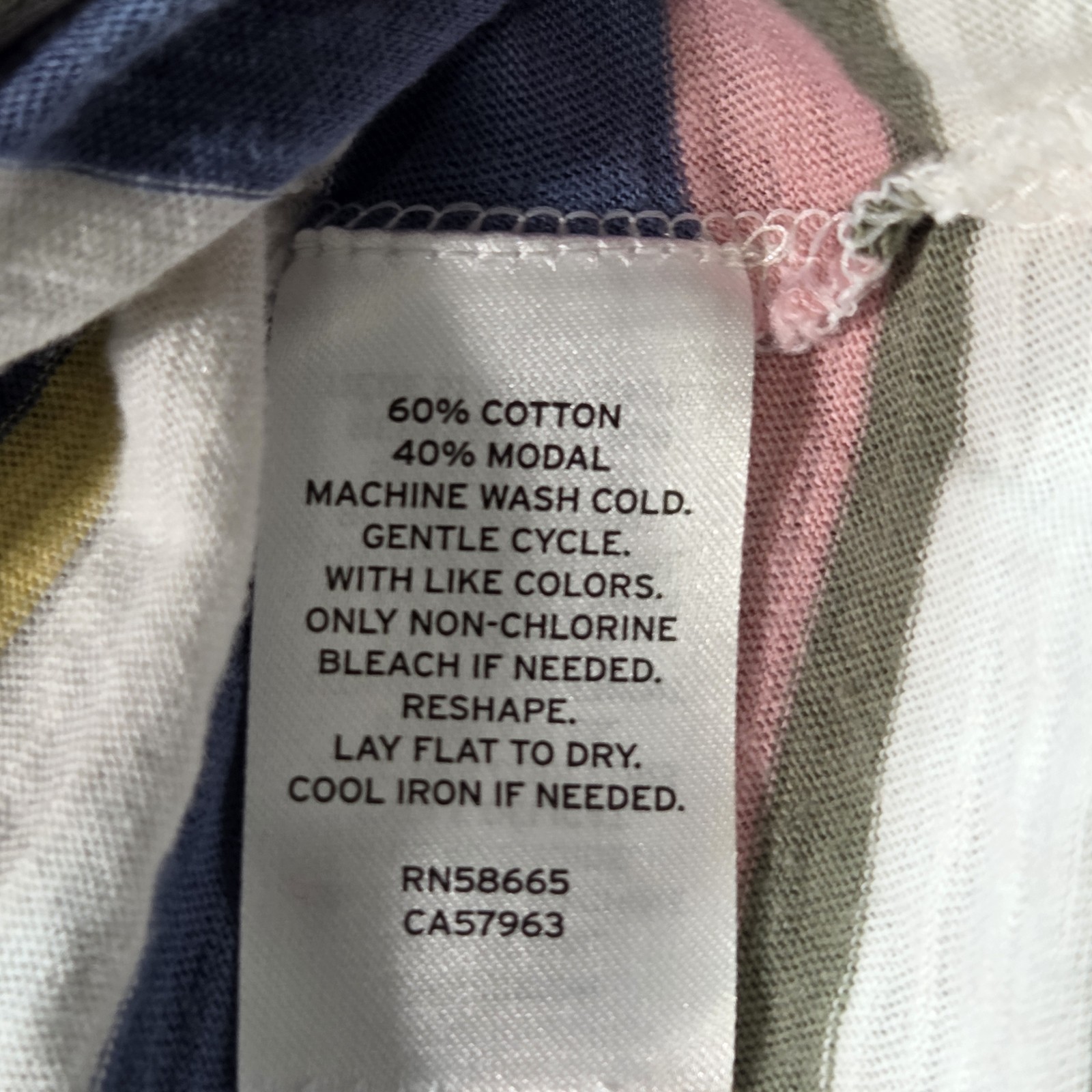 Caslon Multi-color Striped Lightweight Sleeveless Top Women’s Size Small *Notes