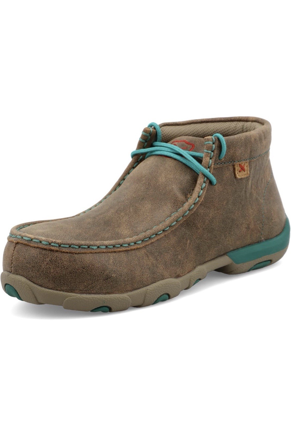 Twisted X Women’s Alloy Toe Work Chukka Bomber/Turquoise 6.5 M WDMAL01