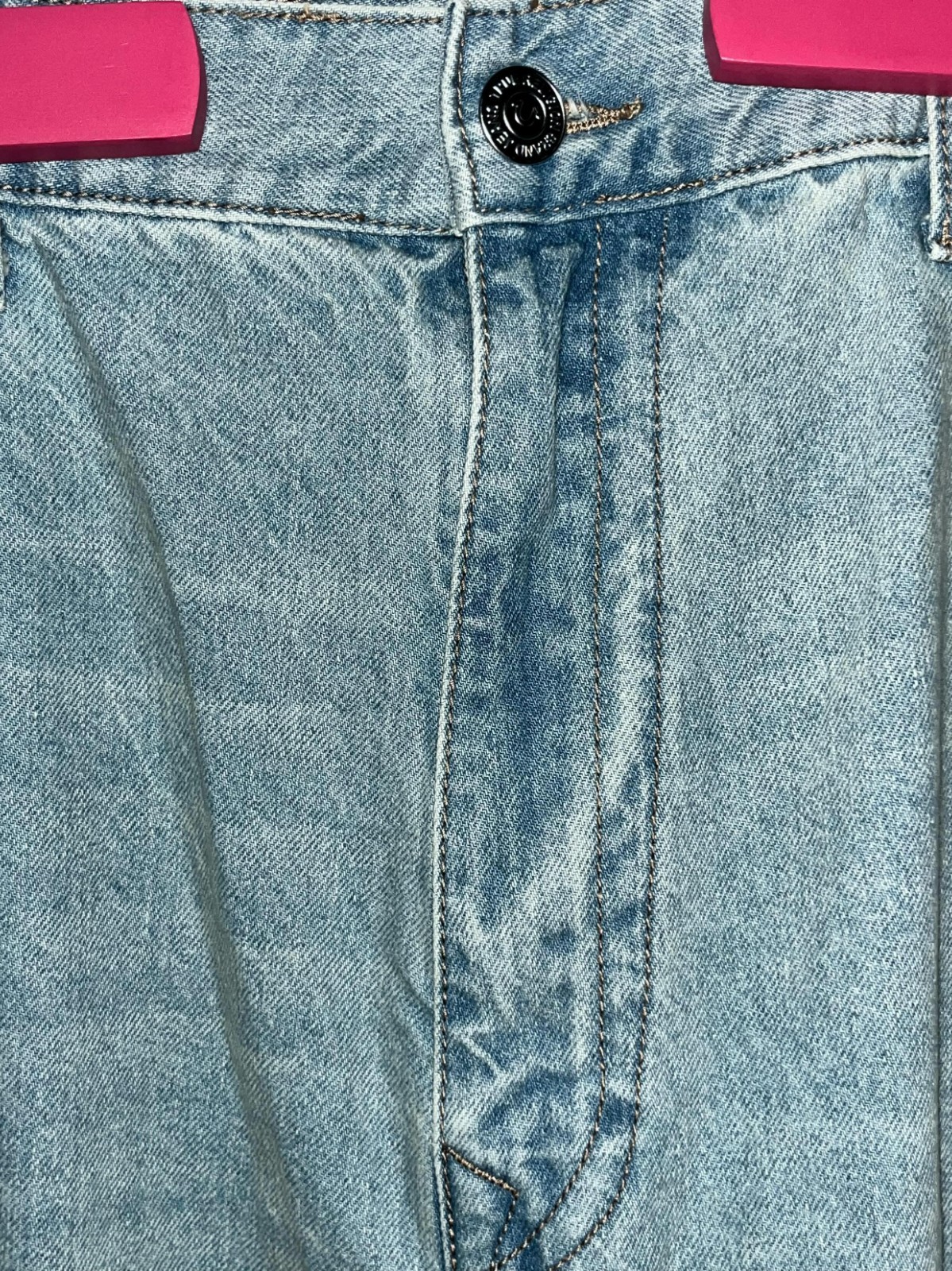 True Religion Baggy Wide Leg Jeans Light Wash Denim Men’s Size 44 NWOT Y2K