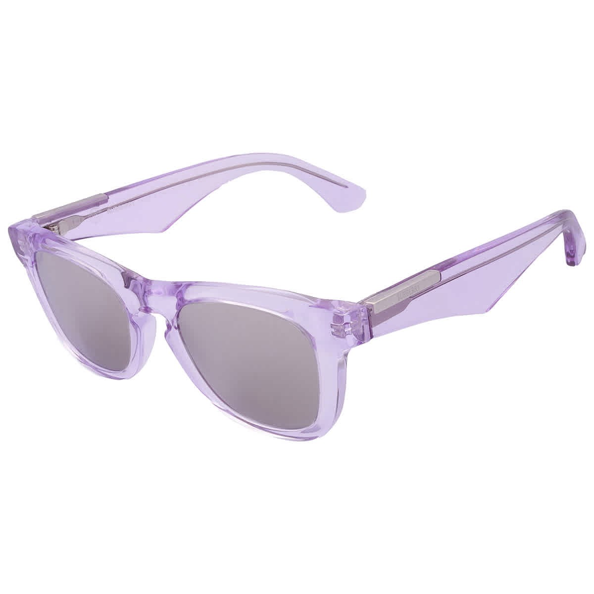Burberry Light Grey Mirror Silver Square Men’s Sunglasses BE4426 40956G 50