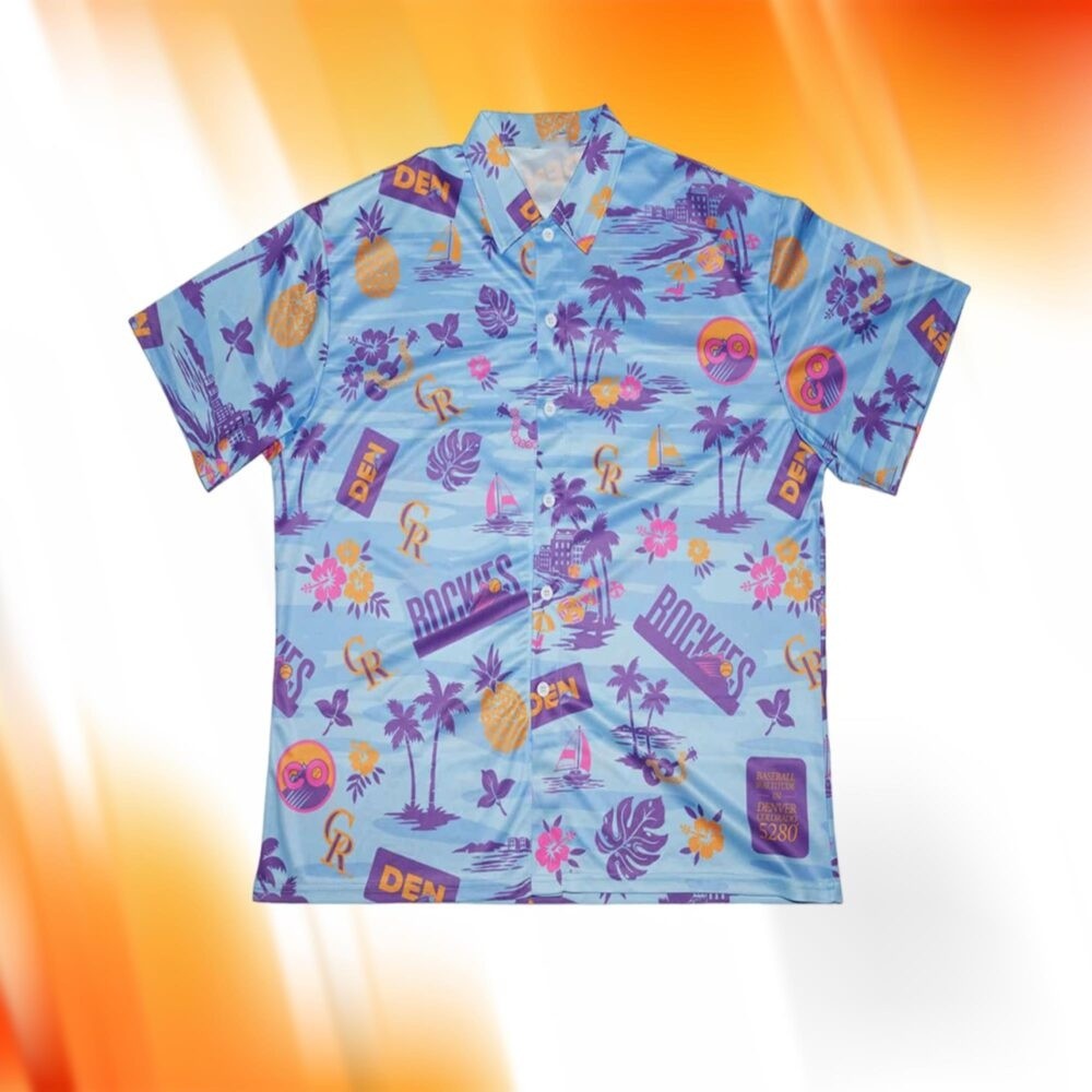 2026 Rockies Fathers Day Hawaiian Shirt Giveaway Gift For Lover Summer