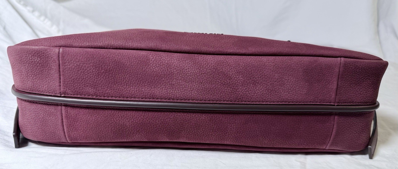 NWT Michael Kors Nolita Medium Nubuck Shoulder Crossbody Bag, Oxblood Red