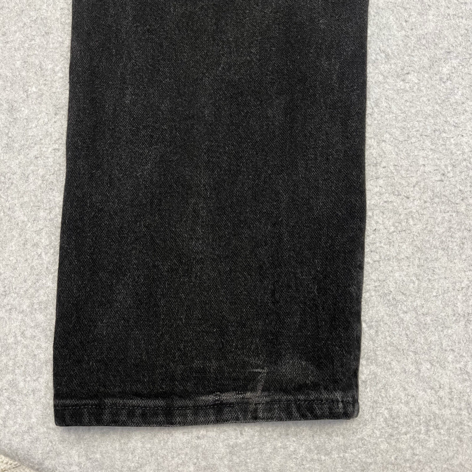 Wrangler Jeans Mens 44×36 (44×34) Black Denim 31MWZ Cowboy cut Original Fit Fade