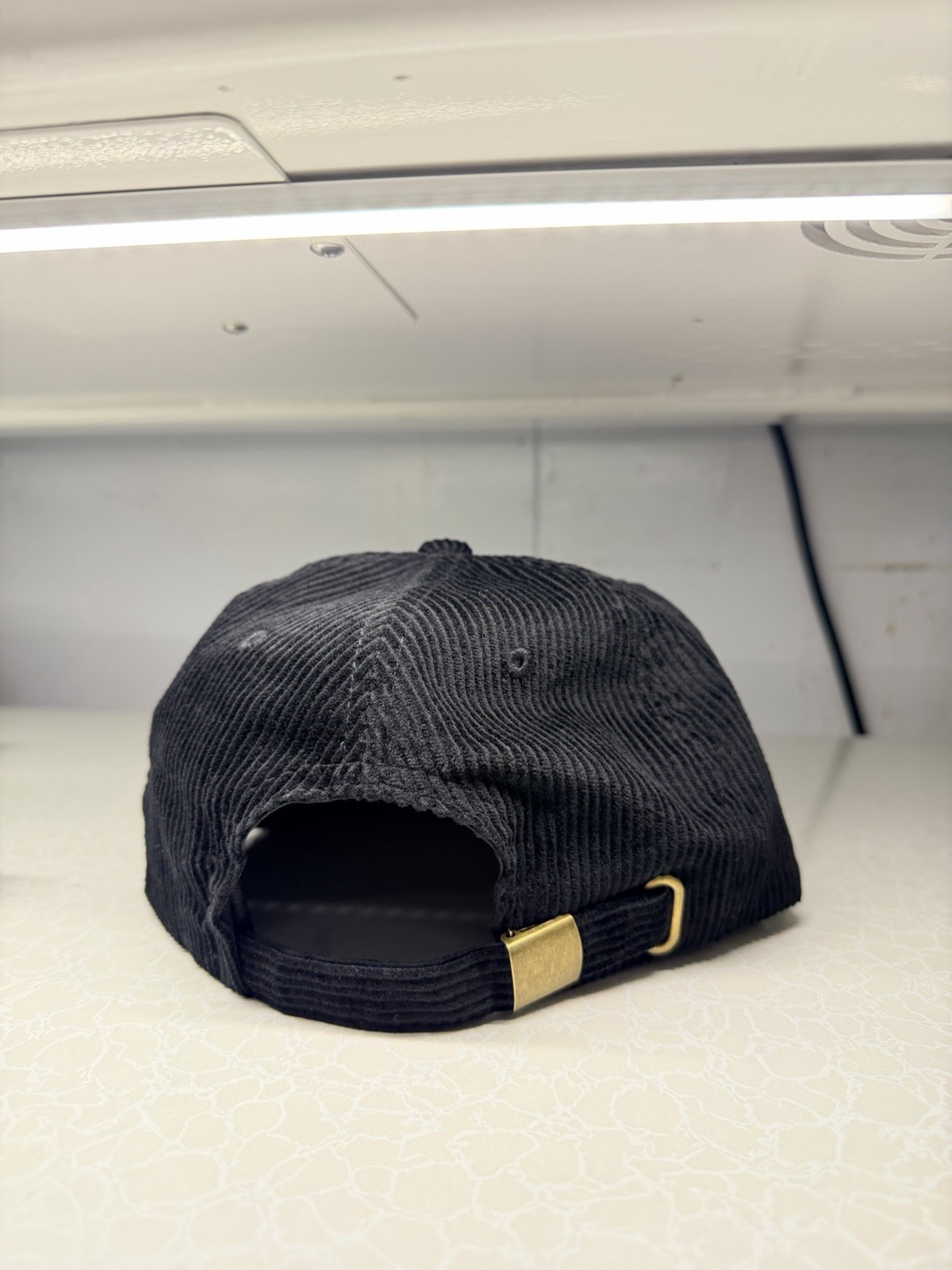 Toyota Supra Corduroy Vintage Unisex Black Strapback Adjustable Hat