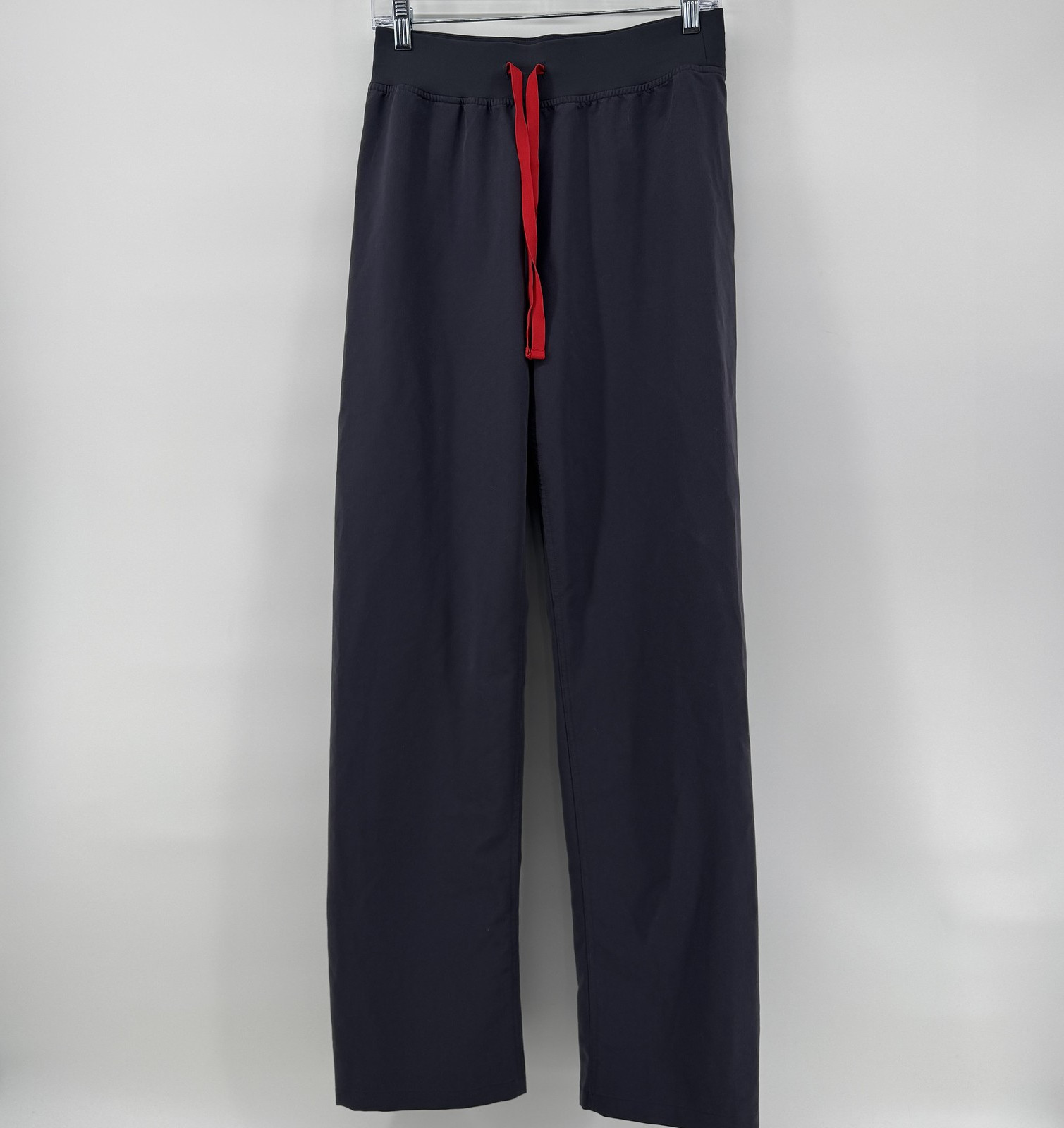 FIGS Livingston Scrub Pants Womens S Slate Gray Drawstring Waist Solid