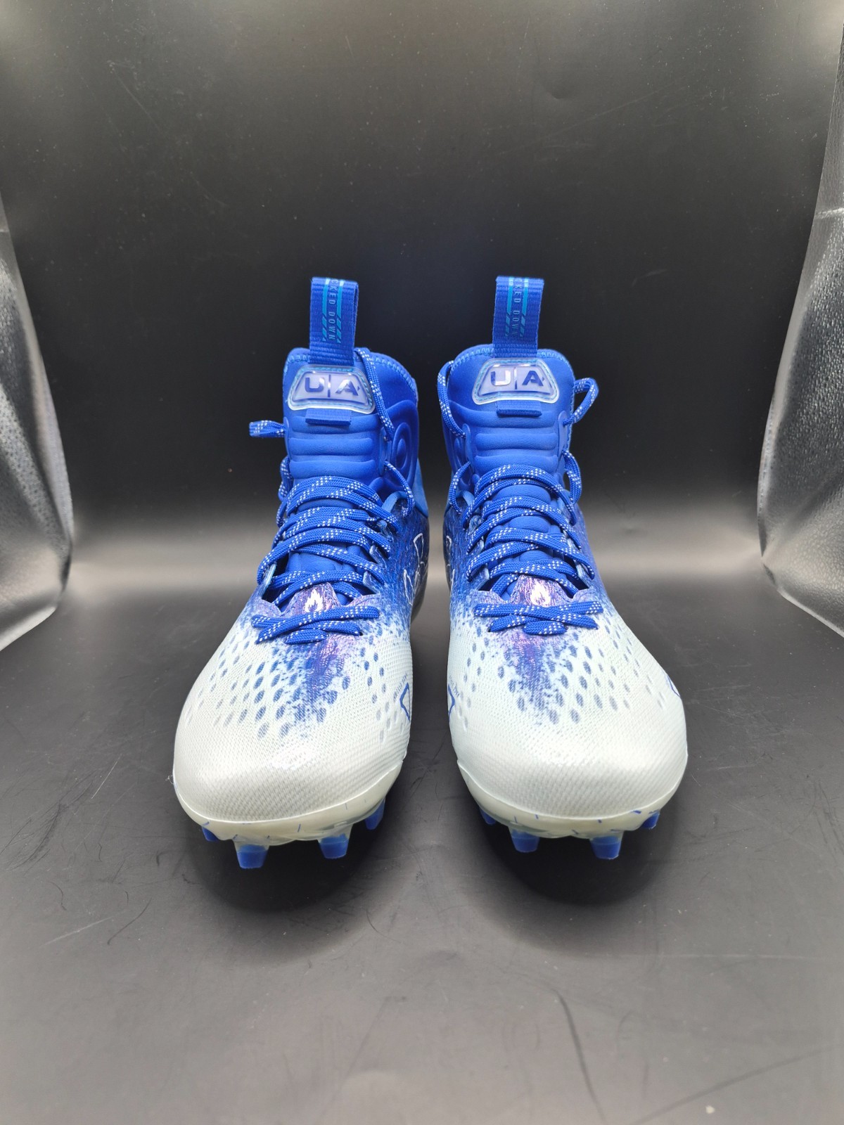 Under Armour Spotlight Lux MC (Size 9) “Blue/White” Men’s Football Cleats