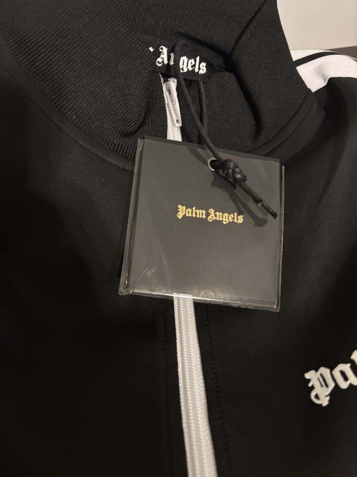 Palm Angels Black Tracksuit Jacket Size Medium