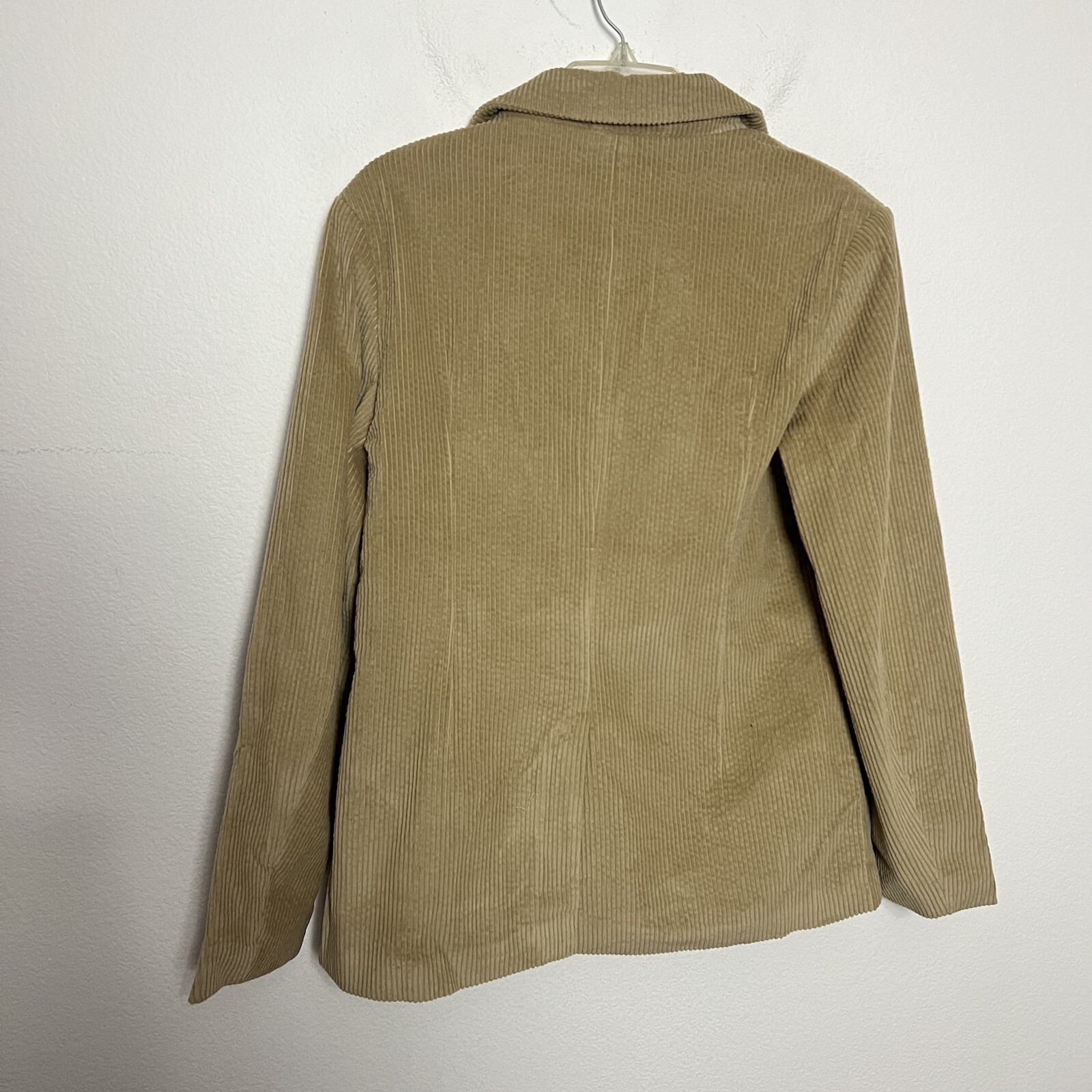 NWT Petal & Pup Tan Corduroy Blazer Jacket Double Breasted Size Medium