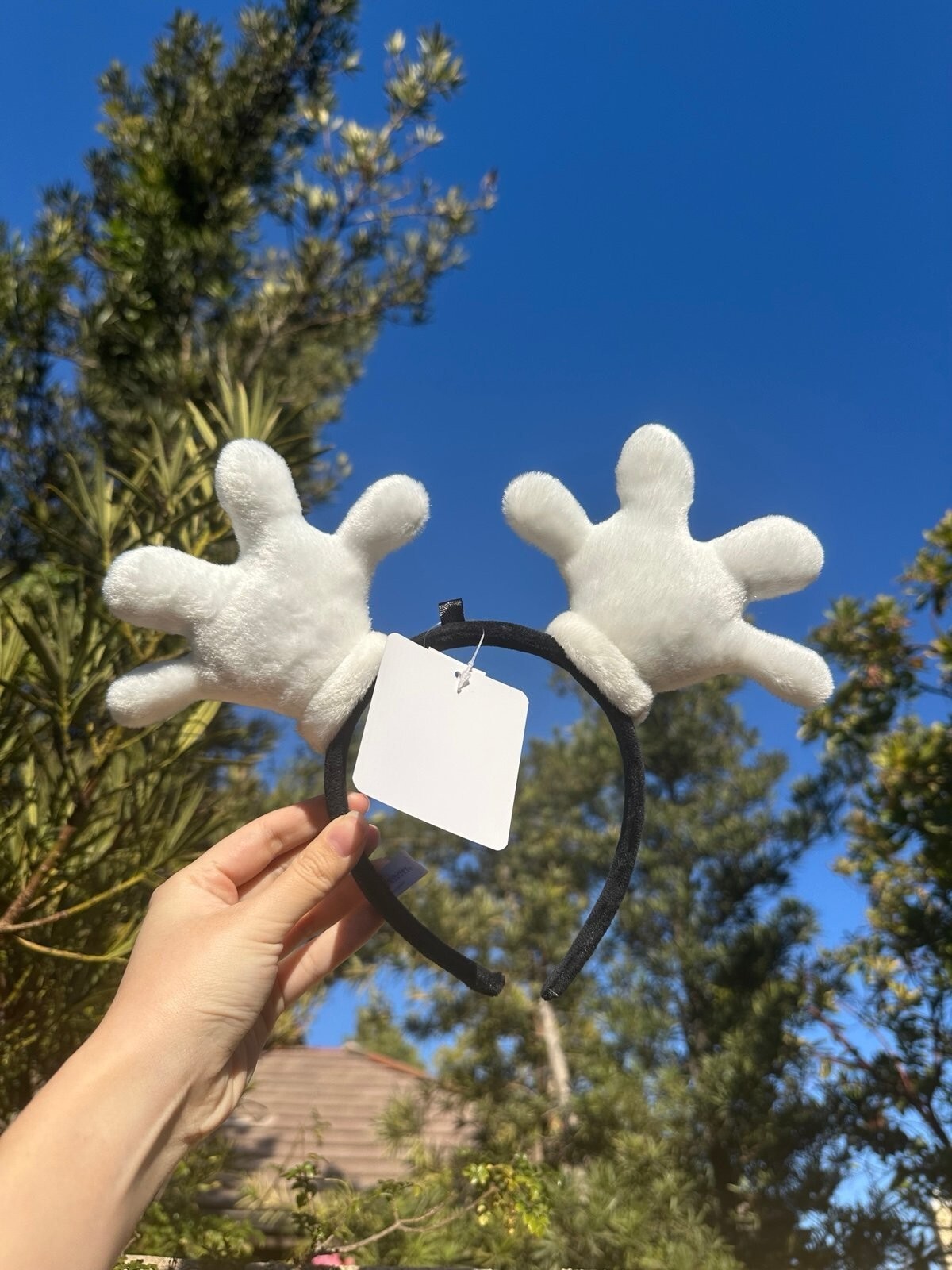Tokyo Disney sorcerer Mickey Mouse Gloves Ears Headband Disneyland Fantasia new