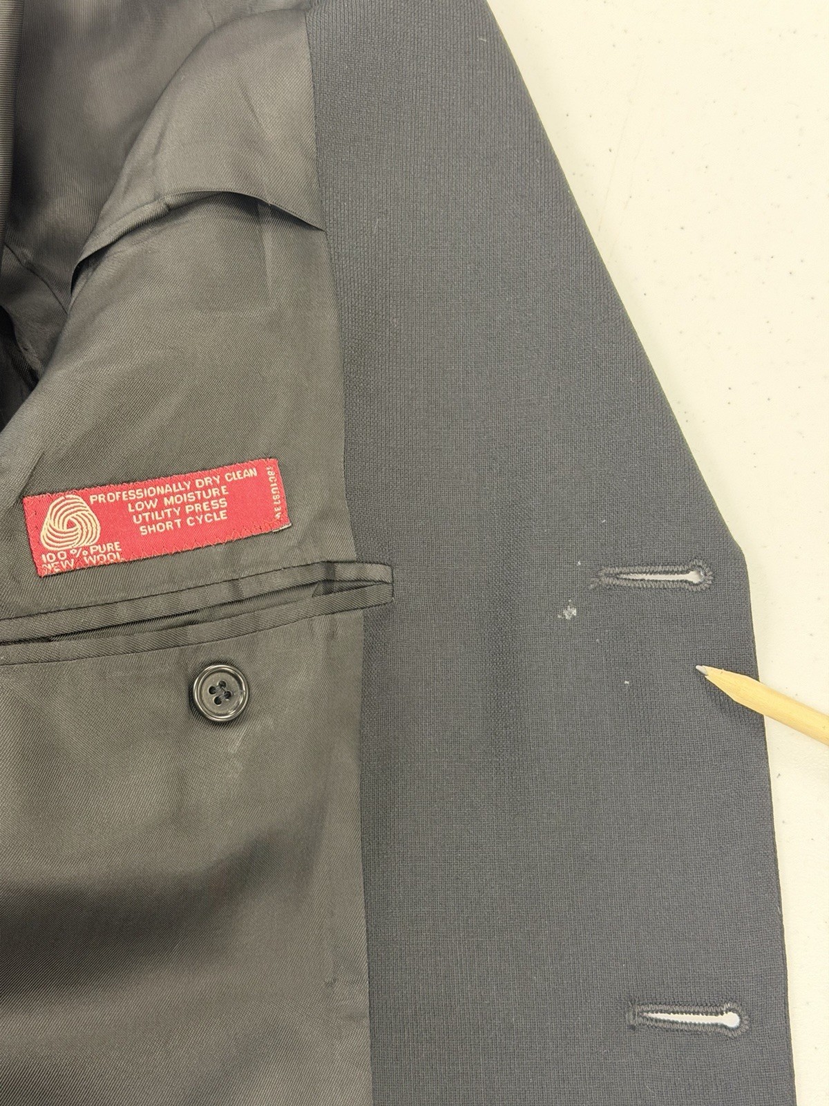 Jos. A. Bank Men’s Black 100% Wool Blazer 40S $495 Three Button