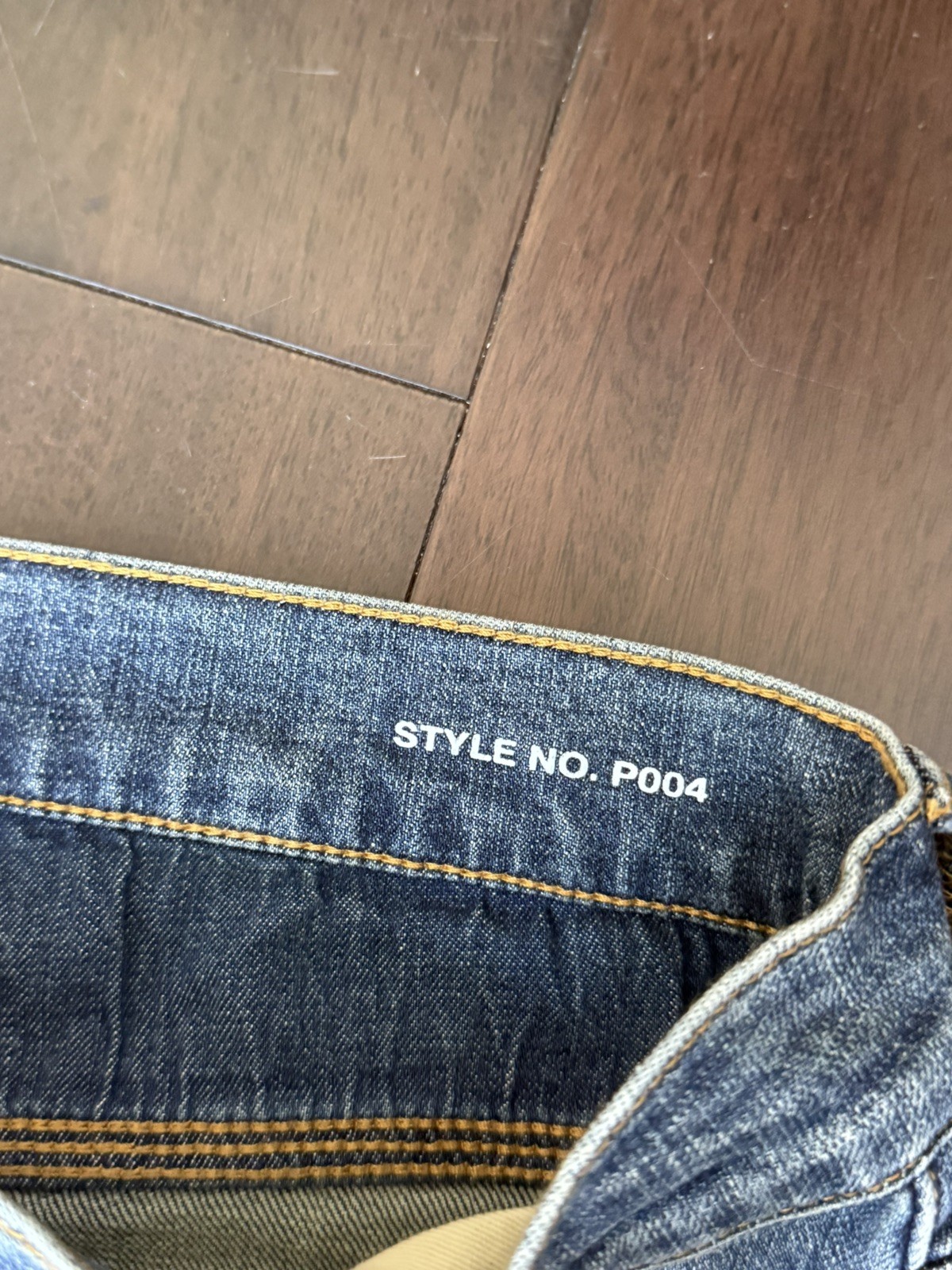 Purple Brand P004 Slim Fit Low Rise Flare Jeans Indigo Wash Size 40