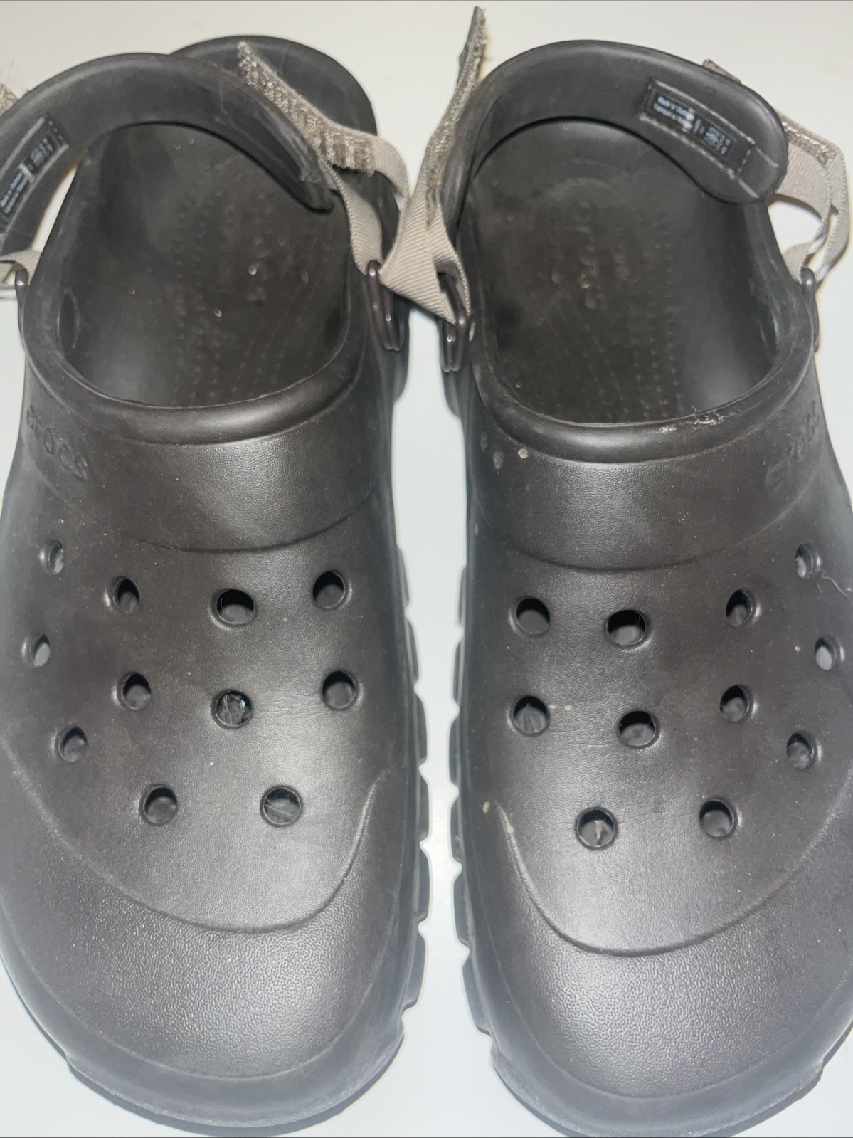 Crocs Mens Offroad Sport Clog, 202651-23B, Espresso/Walnut, Size 10 BN