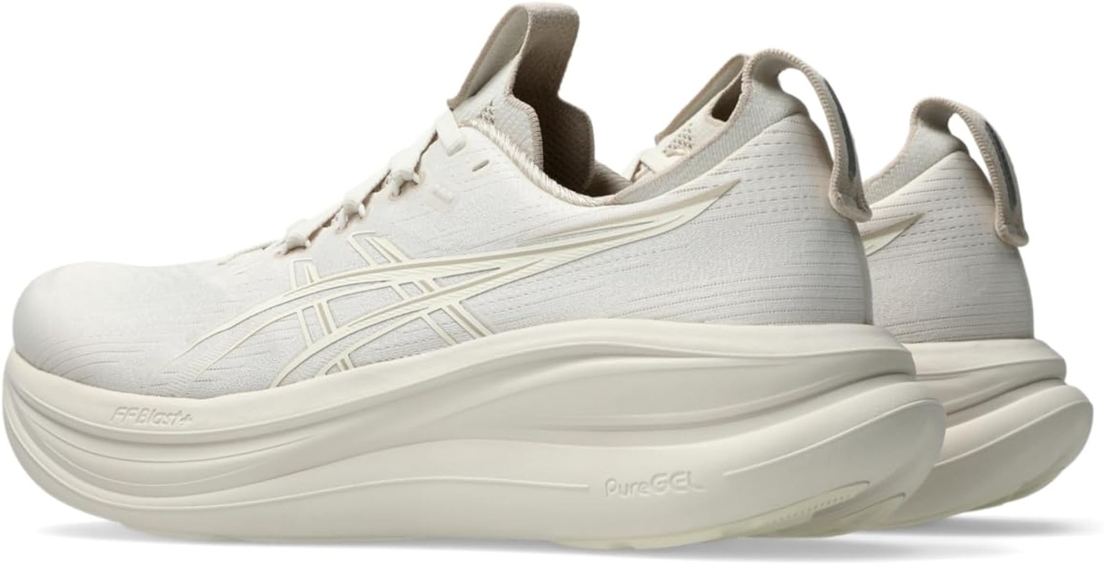 ASICS Men’s Gel-Nimbus 28 Running Shoes – Soft Oat/Cream – 15 Wide