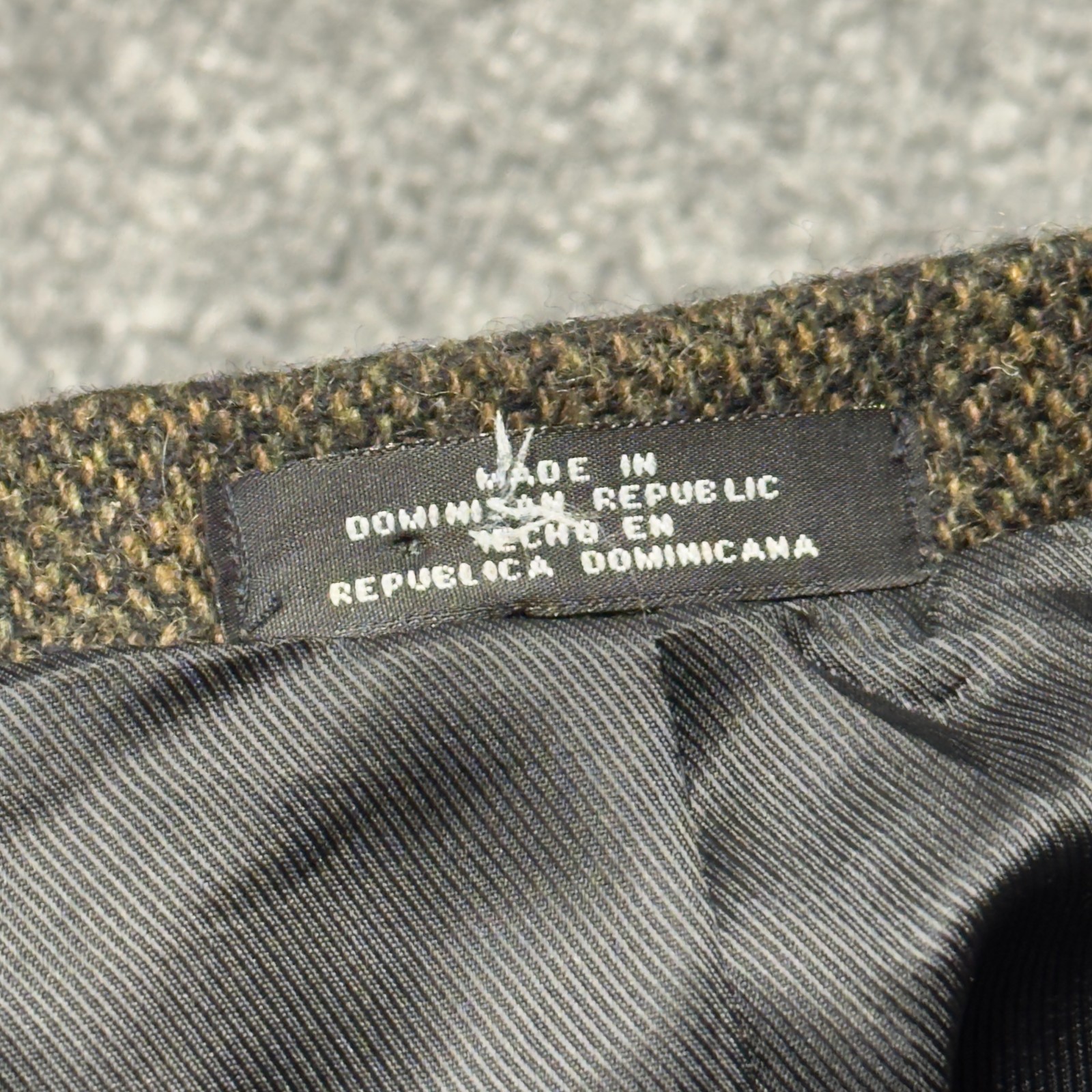 Barrington Tweed 100% Wool Sport Coat Blazer Jacket Men 42R Brown Nailhead