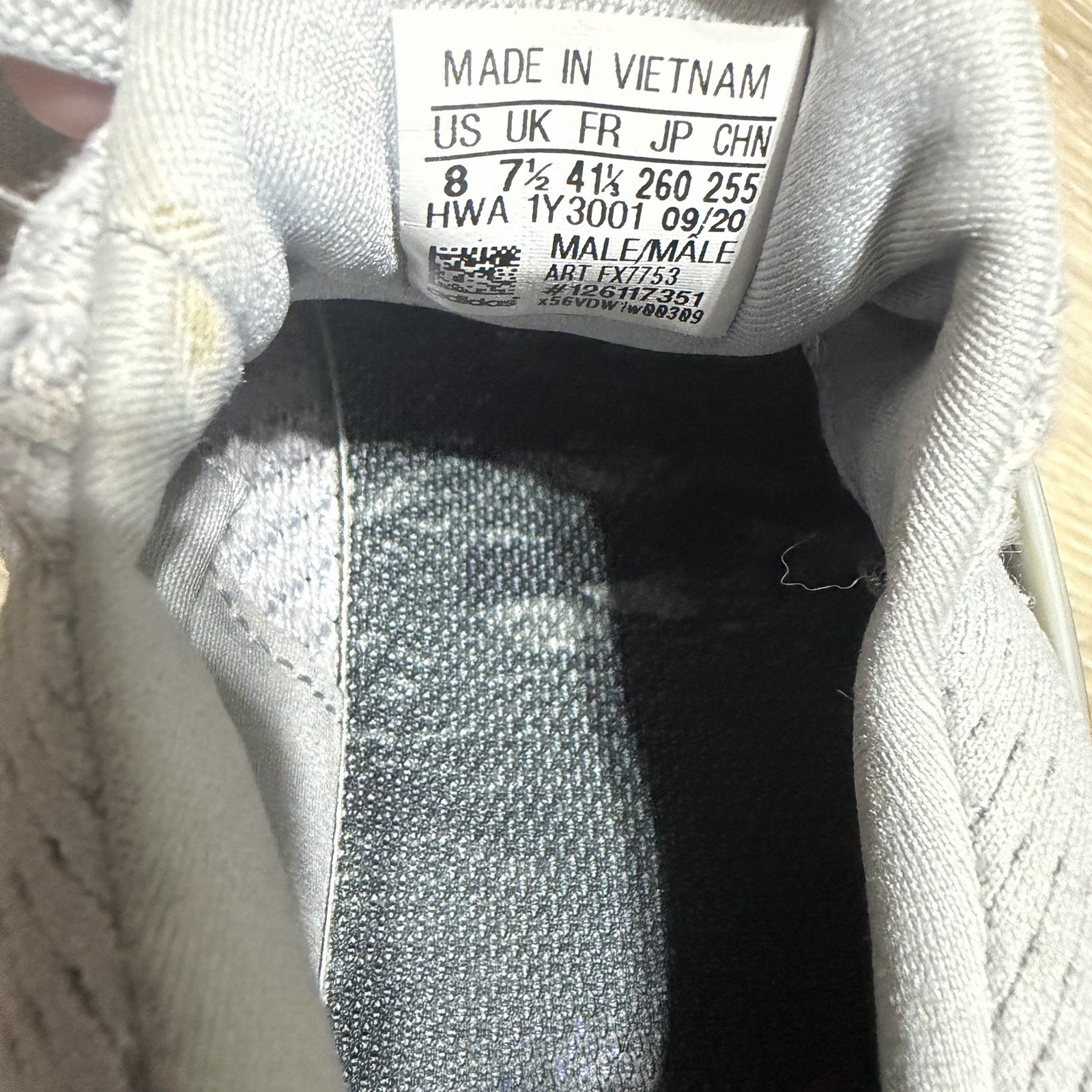 Adidas x NASA Ultra 4D Halo Silver FX7753 sz men’s 8