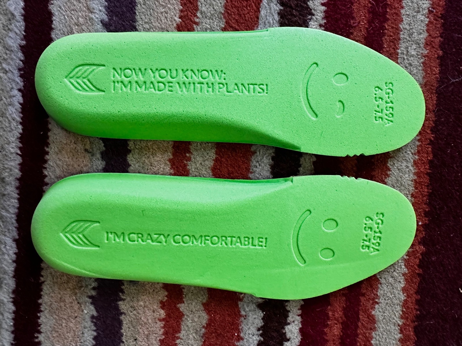 NEW Cariuma Insoles Bio-Foam Removable Insole with Cork Size 7 Women 5.5 Men