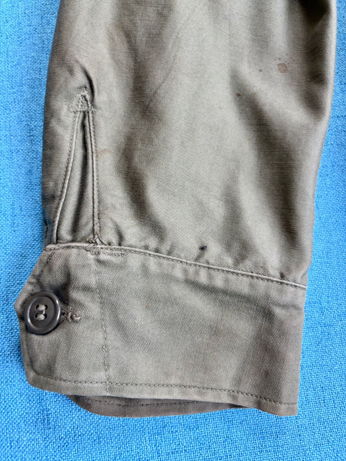 Vintage 1958 US Army M-51 Field Jacket Short Medium M1951 Korean War OG-107
