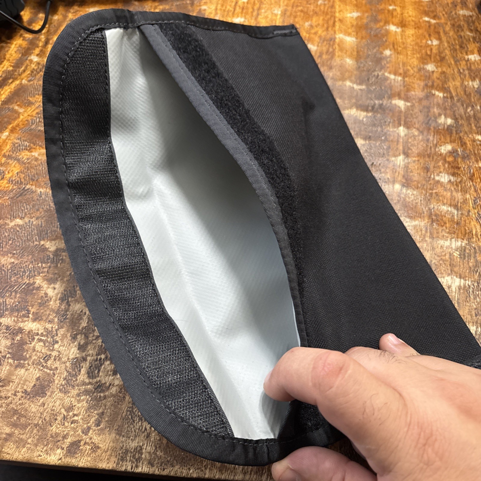 Chrome Industries – Rare Black Canvas Mini Utility Tactical Pouch Bag 6×11.5 In