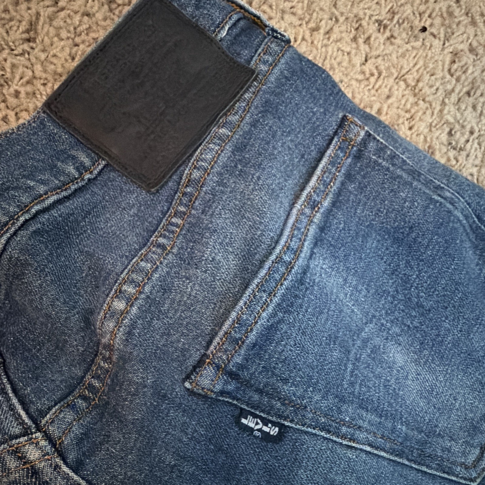Levi’s Made & Crafted Men’s 502 Taper Blue Denim Jeans TENCEL 32×34 Selvedge