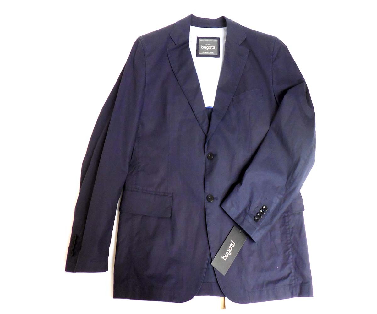 Bugatti Mens Blazer Navy Spring Jacket Long Sizes US 38-48 L / EU 98-118