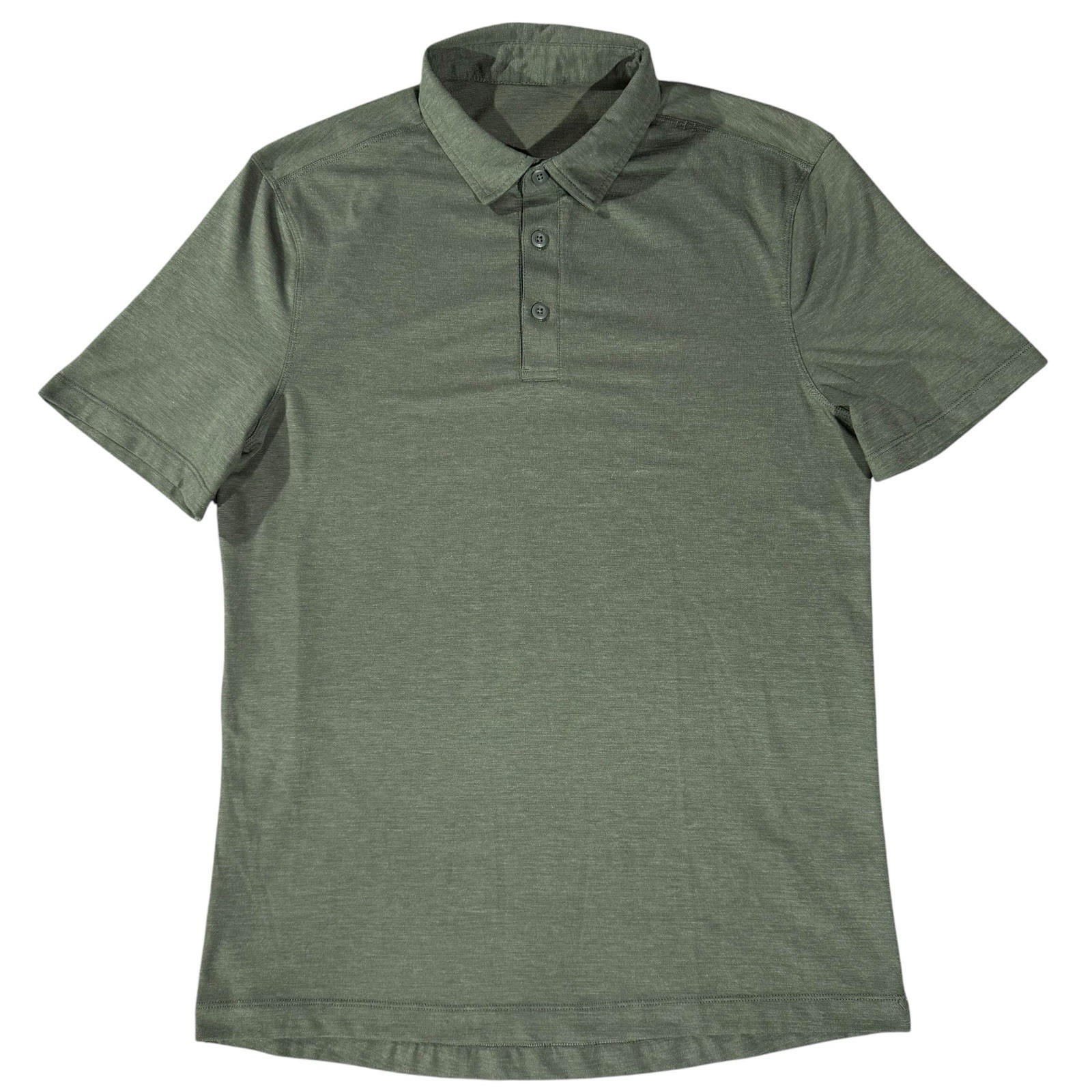 Lululemon Polo Shirt Mens Small S Willow Green Golf Performance Evolution Polo