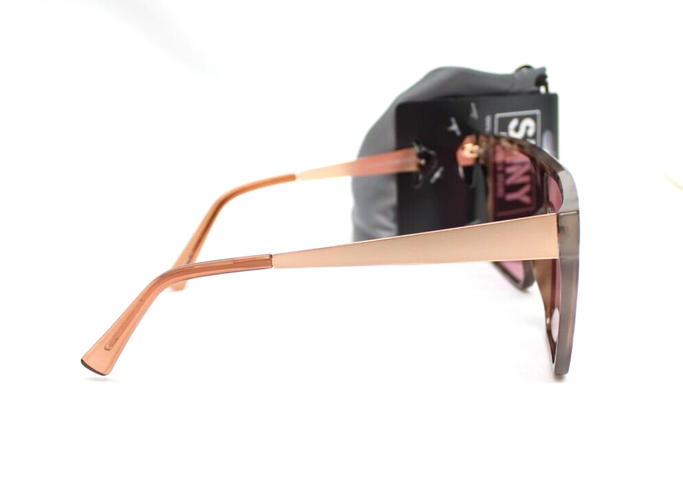 SMNY by SM Pink Tortoise Shell & Rose Gold Sunglasses w Case 100%UV 54168SMN650