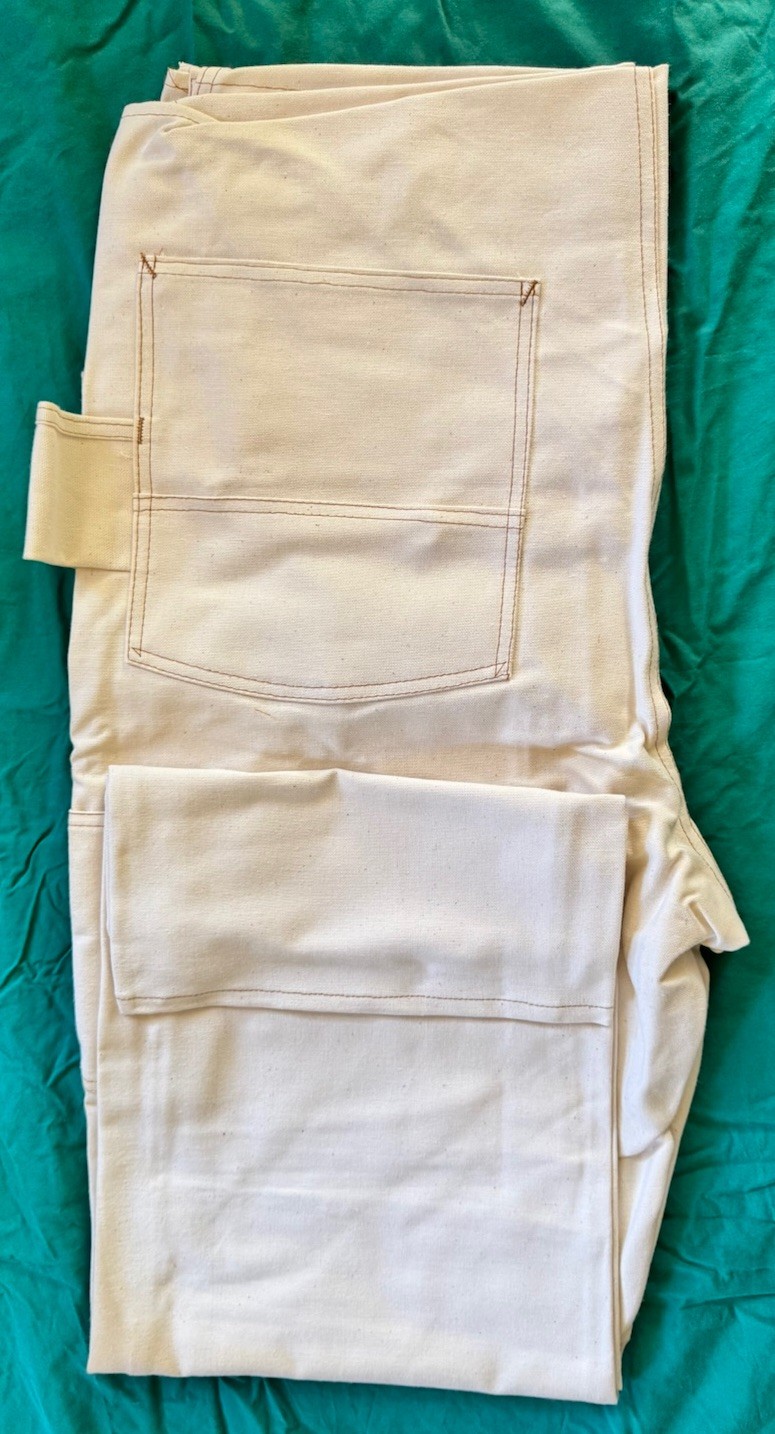 Vintage Ben Davis Overalls Mens Carpenter USA Natural Color 40×32 New Old Stock