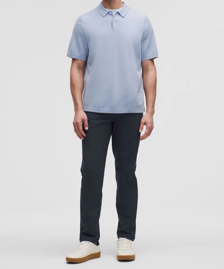 Lululemon ABC 5-Pocket Pant Classic Fit Warpstreme True Navy 32L – Mens Size 32