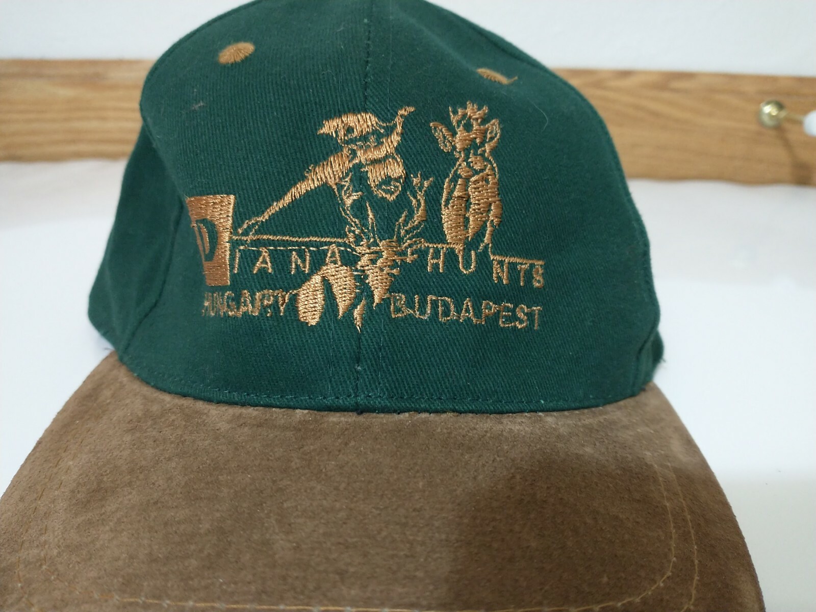 VTG Diana Hunts Hungary Budapest Hat Cap Hunting Shooter Strap Back Adjustable
