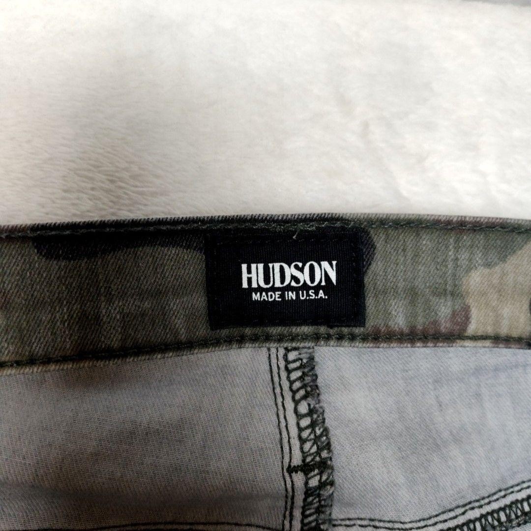 Hudson Jeans Womens 30 Green Camo Nico Midrise Ankle Skinny Camouflage Denim USA